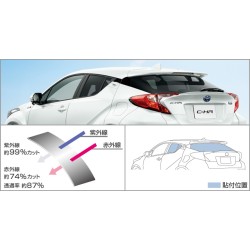 Toyota C-HR Infrared Cut Film (Rear Side, Back Glass)