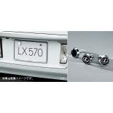 Lexus LX Plating Number Frame (front&rear) & Lock Bolt (logo) Set