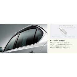 Lexus 4th Gen LS Window Visor (2010+)